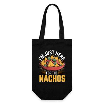 Tortilla Taco Mexikanisches Essen Nachos - Geschenkbeutel für Flaschen - Schwarz - Vorne