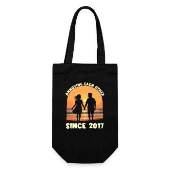 Agacement mutuel depuis l’anniversaire de 2017 - Sac à bouteille - noir - Devant