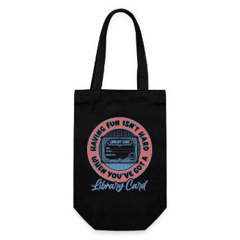 Library Day Librarian Reading Librarian - Gift Bag for Bottles - black - Front