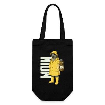 SCEAU DE MOUILLAGE EN VISON FRISON - Sac à bouteille - noir - Devant