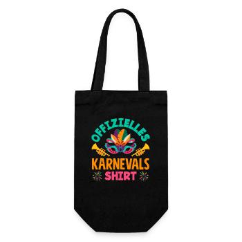 Helau Carnival Alaaf Official Carnival - Gift Bag for Bottles - black - Front