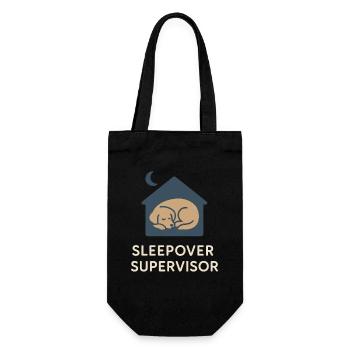 Dog sitter Pet care service - Gift Bag for Bottles - black - Front