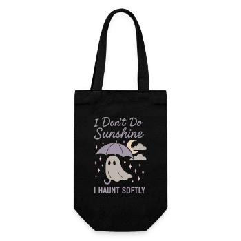 Gruseliges Süßes Pastell Goth Kawaii Halloween Süß - Geschenkbeutel für Flaschen - Schwarz - Vorne