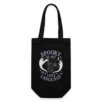 Effrayant Doux Pastel Goth Kawaii Halloween Mignon - Sac à bouteille - noir - Devant