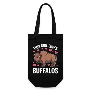 Buffalo Disant Buffalo Drôle Buffalo Cadeau - Sac à bouteille - noir - Devant