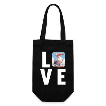 Pelicans Pelican - Gift Bag for Bottles - black - Front