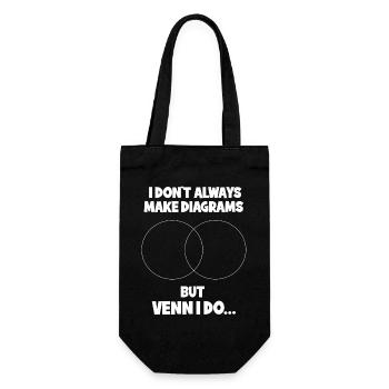 Math Math Math Teacher Mathematician - Gift Bag for Bottles - black - Front