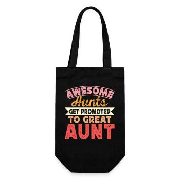 Tante Cadeau Meilleure Tante Du Monde - Sac à bouteille - noir - Devant