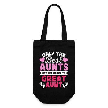 Tante Cadeau Meilleure Tante Du Monde - Sac à bouteille - noir - Devant