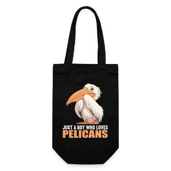 Pelikane Pelikan - Geschenkbeutel für Flaschen - Schwarz - Vorne
