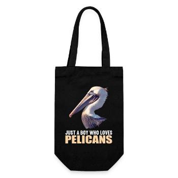 Pelikane Pelikan - Geschenkbeutel für Flaschen - Schwarz - Vorne