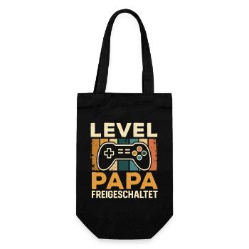 Bientôt papa NIVEAU PAPA DÉBLOQUÉ DRÔLE - Sac à bouteille - noir - Devant