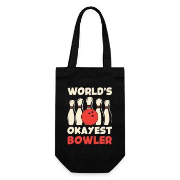 Le quilleur le plus correct du monde - Sac à bouteille - noir - Devant