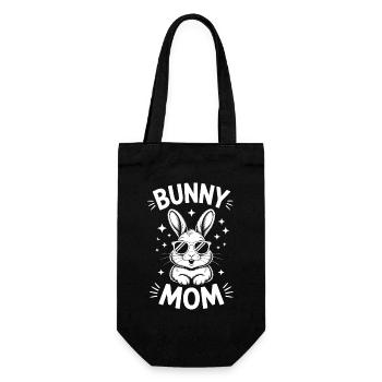 Lapin Disant Maman Lapin Drôle Lapins Cadeau - Sac à bouteille - noir - Devant