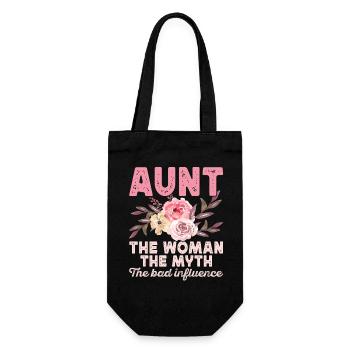 Tante Cadeau Meilleure Tante Du Monde - Sac à bouteille - noir - Devant