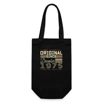Les légendes sont nées en décembre 1975 - Sac à bouteille - noir - Devant