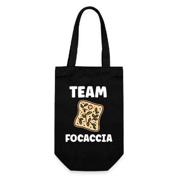 Focaccia Botanical Team - Gift Bag for Bottles - black - Front