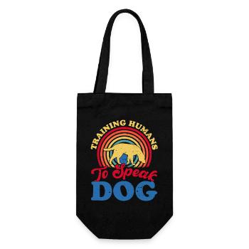 Chiens Chien Amoureux Chien Propriétaire Cadeau - Sac à bouteille - noir - Devant