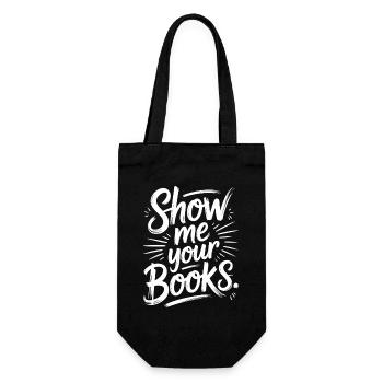 Montrez-moi vos livres Leseratte Buch Lesen Bücher - Sac à bouteille - noir - Devant