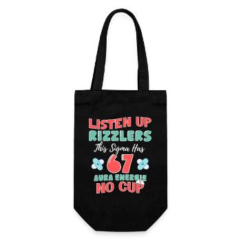 Aura67 Rizzlers Without Cup - Gift Bag for Bottles - black - Front