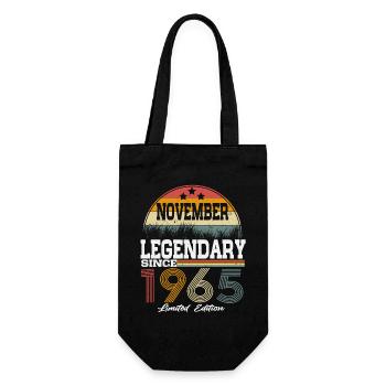 Des légendes sont nées en novembre 1965 - Sac à bouteille - noir - Devant