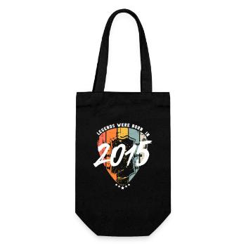 Birthday Guitar 2015 Guitarist - Gift Bag for Bottles - black - Front