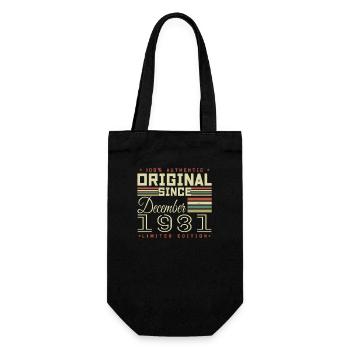 Les légendes sont nées en décembre 1981 - Sac à bouteille - noir - Devant