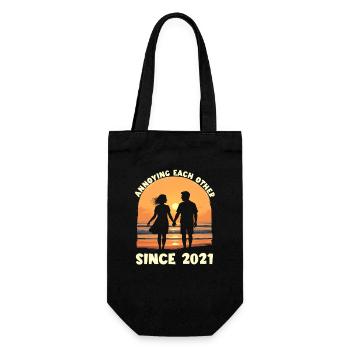 Agacement mutuel depuis l’anniversaire de 2021 - Sac à bouteille - noir - Devant