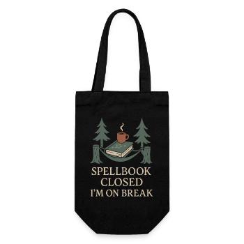 Booktok Fantasy Bookish Humor Geschenk Für - Geschenkbeutel für Flaschen - Schwarz - Vorne