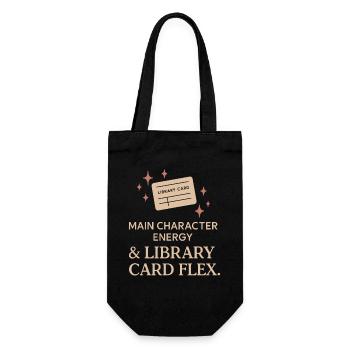 Booktok Fantasy Bookish Humor Geschenk Für - Geschenkbeutel für Flaschen - Schwarz - Vorne