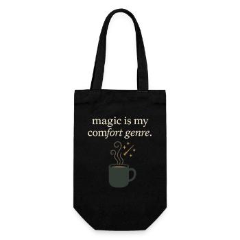 Booktok Fantasy Bookish Humor Geschenk Für - Geschenkbeutel für Flaschen - Schwarz - Vorne