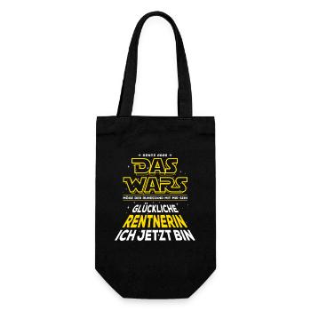 That was - Pension 2026 - Happy pensioner - Gift Bag for Bottles - black - Front