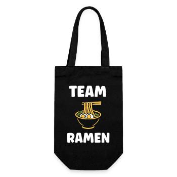 Team Ramen Nudel-Bowl - Geschenkbeutel für Flaschen - Schwarz - Vorne