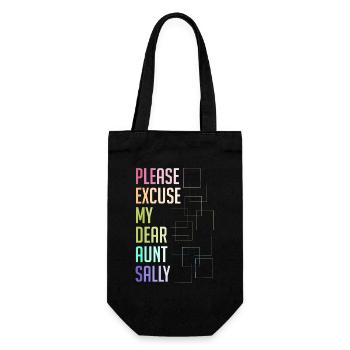 Professeur de mathématiques Dire Professeur de mathématiques drôle - Sac à bouteille - noir - Devant