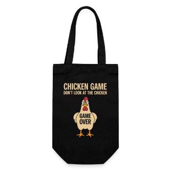 Game Theory Chickens Game - Gift Bag for Bottles - black - Front