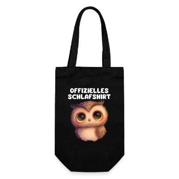 Cuddly NightOwl Chemise de nuit - Sac à bouteille - noir - Devant