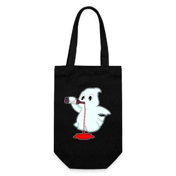 Spirit Bottle of Red Wine - Gift Bag for Bottles - black - Front