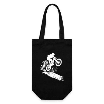 Energetic Mountainbike Art Cycling - Gift Bag for Bottles - black - Front
