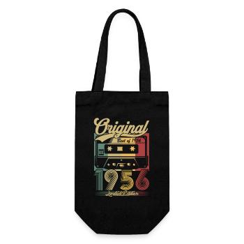 Original 1956 Vintage Vintage Anniversaire Rétro - Sac à bouteille - noir - Devant