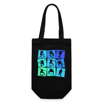 Skateboard Skateboarder Skater Garçons Enfants - Sac à bouteille - noir - Devant