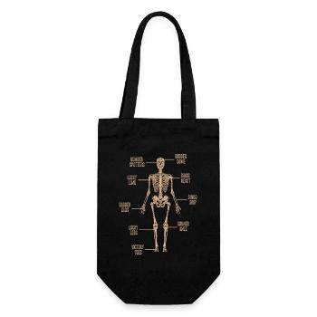 Bingo Game Features Bingo - Gift Bag for Bottles - black - Front