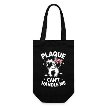 Dentist Saying Tooth Funny Dentist Gift - Gift Bag for Bottles - black - Front