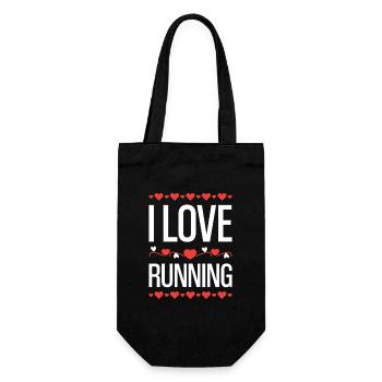 J’adore courir - Sac à bouteille - noir - Devant