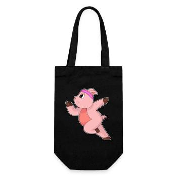 Cochon Jogger Jogging Sport - Sac à bouteille - noir - Devant