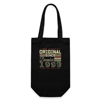 27th Birthday | Original December 1998 - Gift Bag for Bottles - black - Front