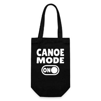 Canoe Mode ON - Gift Bag for Bottles - black - Front