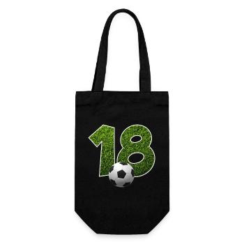 NON. 18 NUMÉRO 18 FOOTBALL 18E ANNIVERSAIRE - Sac à bouteille - noir - Devant