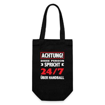 Handball Players Handball Handball Gifts - Gift Bag for Bottles - black - Front
