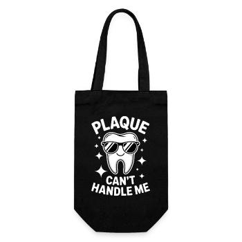Dentist Saying Tooth Funny Dentist Gift - Gift Bag for Bottles - black - Front
