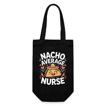 Nacho Average Nurse Humour Design - Sac à bouteille - noir - Devant
